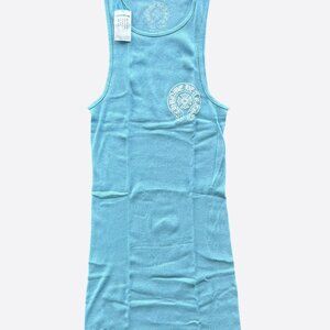 Chrome Hearts Blue & White Horseshoe Tank Top